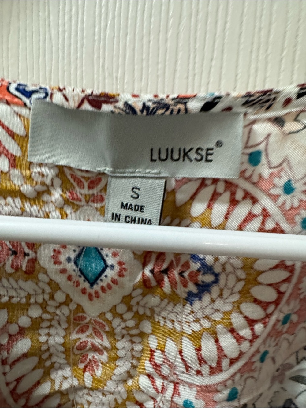 Luukse women's dress Allover Print Ruffle
(Small) Multicolor - Picture 4 of 9